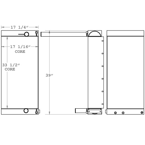 450938 - Sennebogen 850M Radiator Radiator