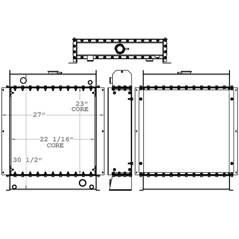 450978 - Olympian Generator Radiator Radiator