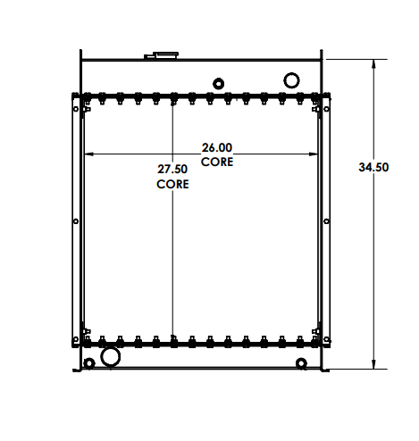 451001 - Olympian Generator Radiator Radiator