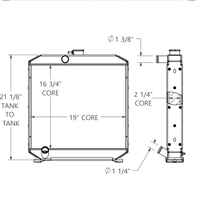 451194 - Kubota Radiator Radiator