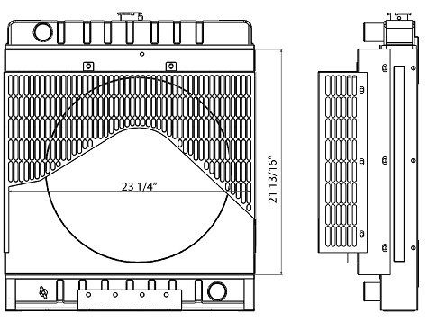 451205 - Kubota Radiator Radiator
