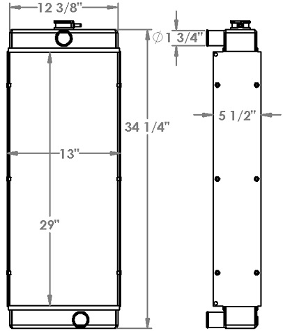 451276 - Sullair Radiator Radiator