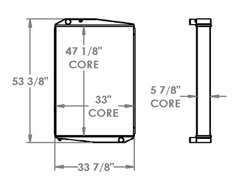 451485 - Volvo EC750EHR Radiator - Radiator