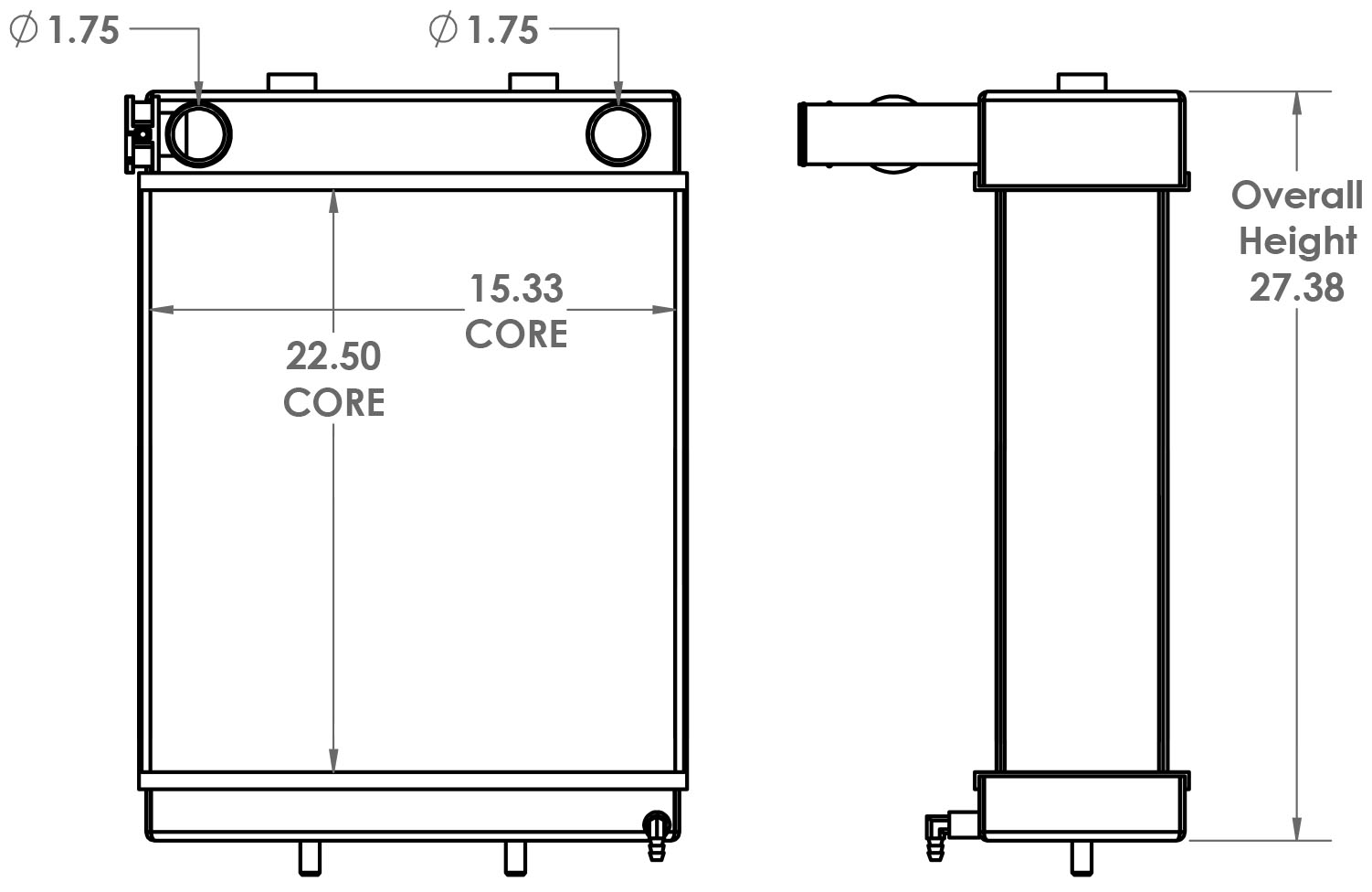 451617 - Doosan Forklift Radiator Radiator Radiator