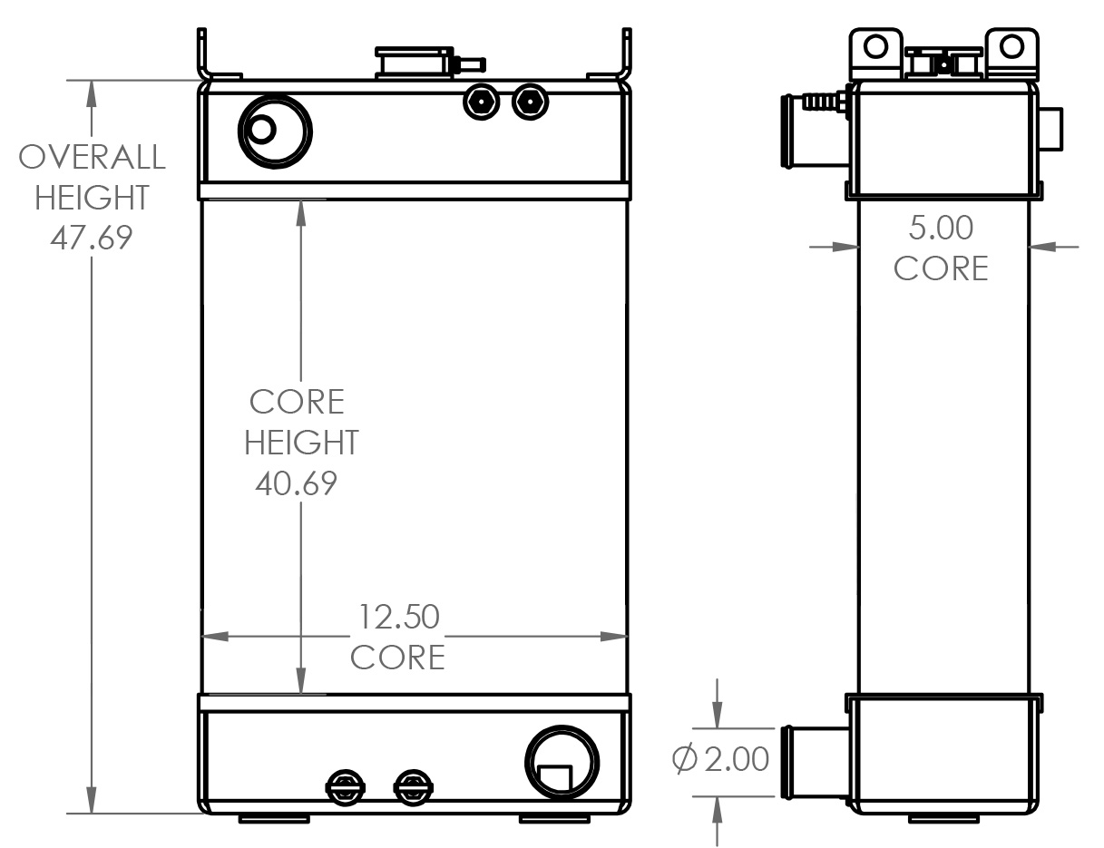451702 - Komatsu WA200-7 Radiator Radiator
