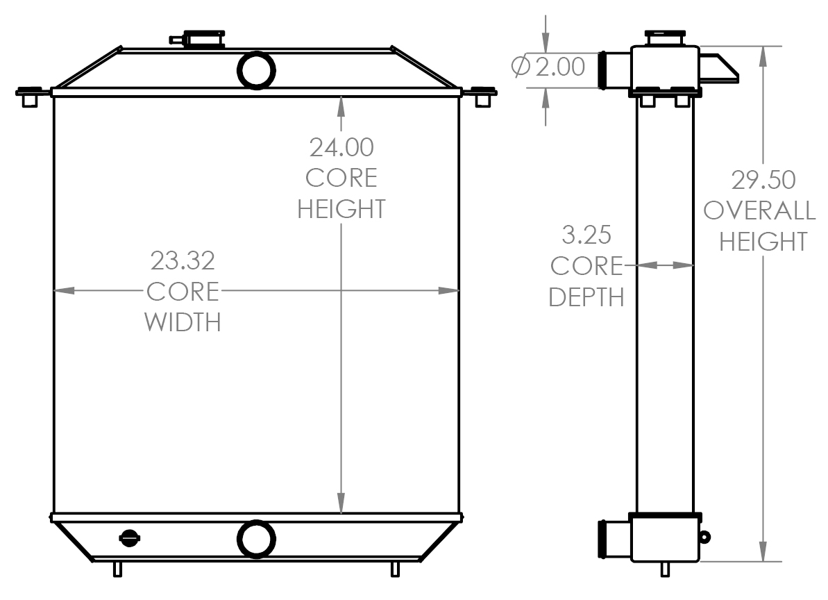 451797 - Gehl DL12-40 Radiator Radiator