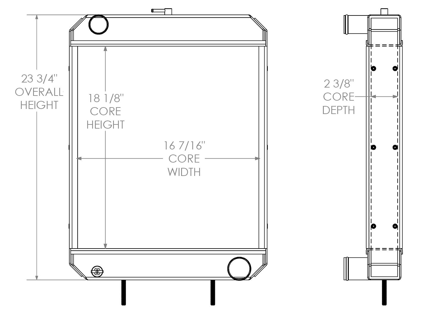 452031 - Genie Lift Truck Radiator Radiator