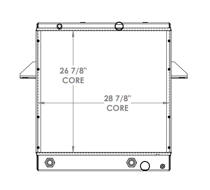 452065 - 1987 Ford C8000 Radiator Radiator
