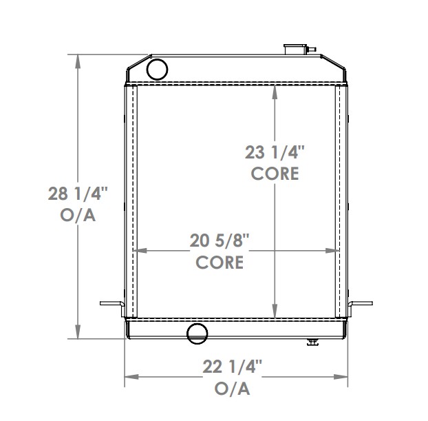 452076 - John Deere 310D Radiator Radiator