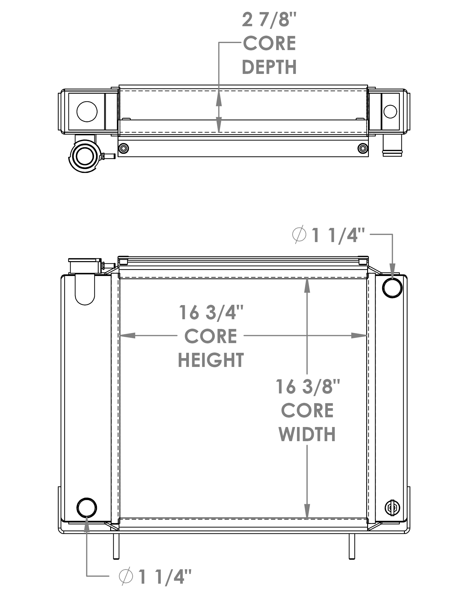 452094 - Case Trencher Radiator Radiator