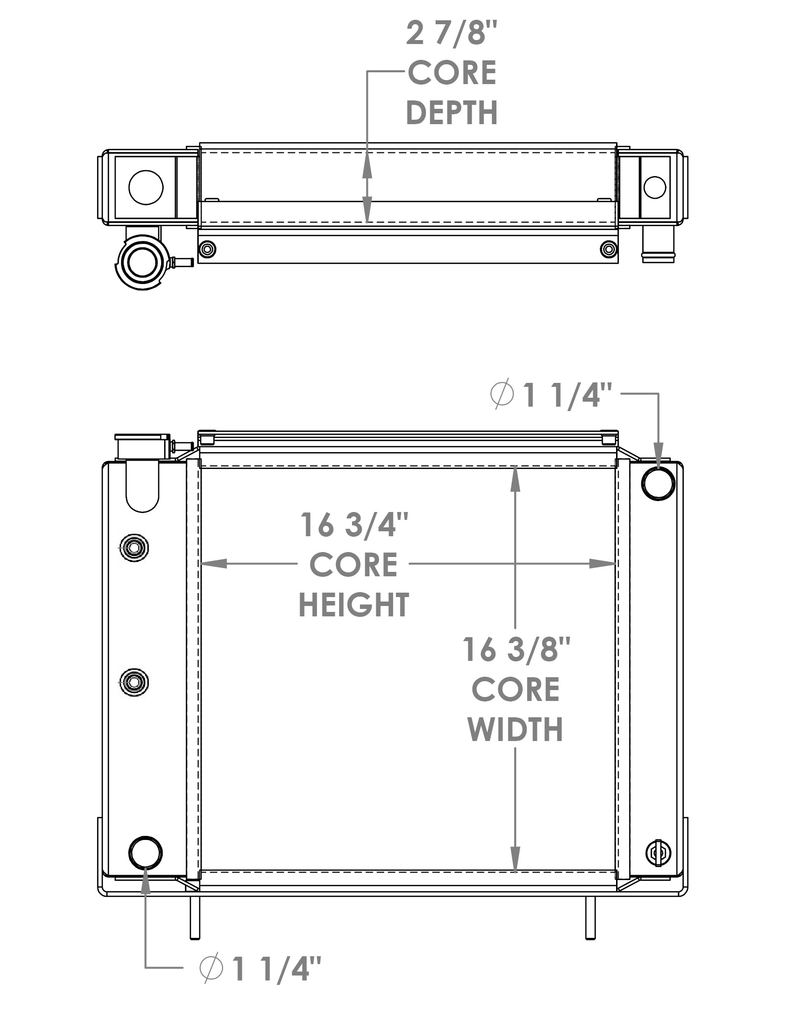 452094 - Case Trencher Radiator Radiator