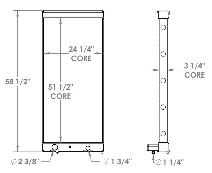 452110 - Liebherr LTC1050 Crane Radiator Radiator