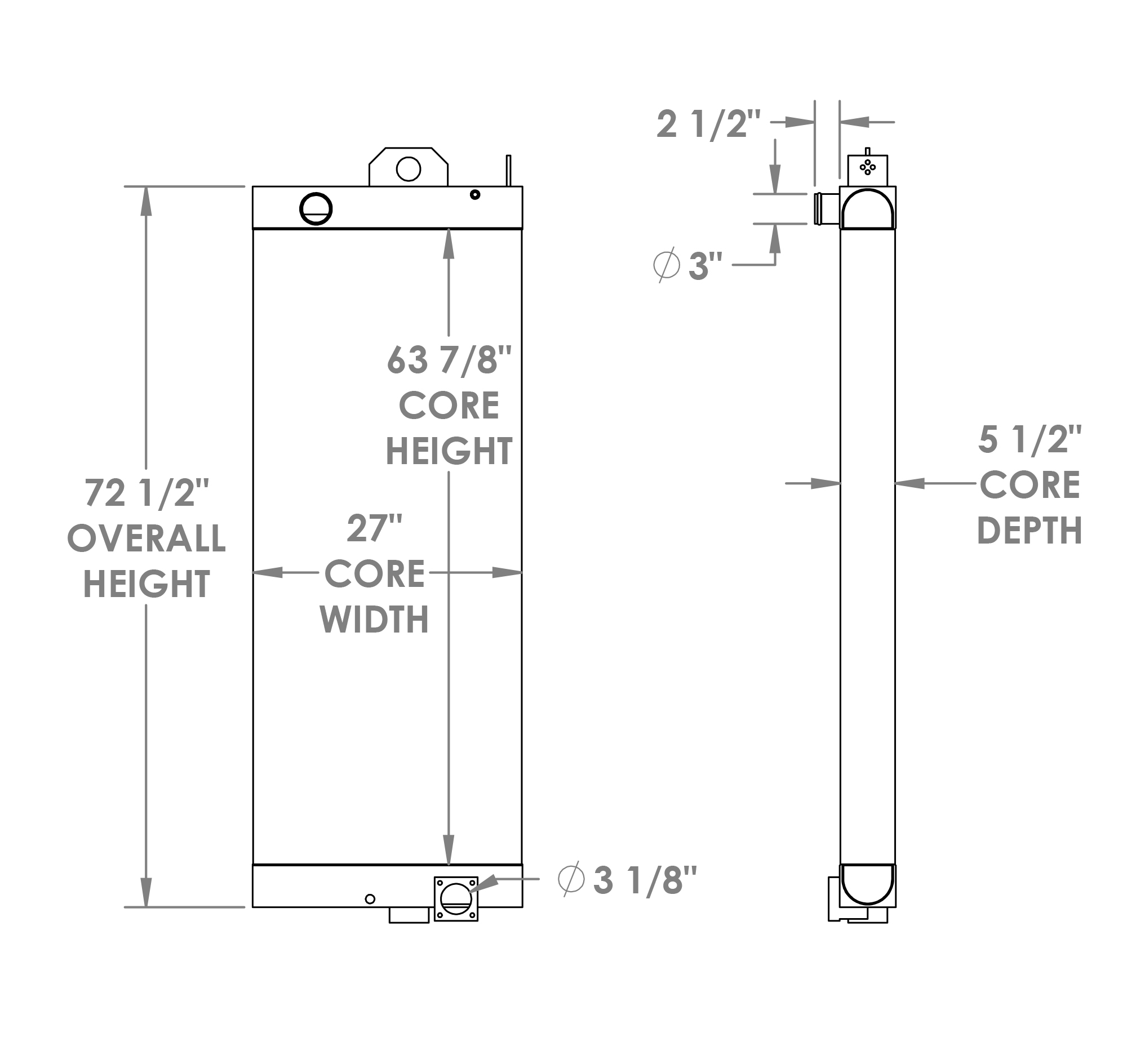 452117 - Terex Radiator Radiator