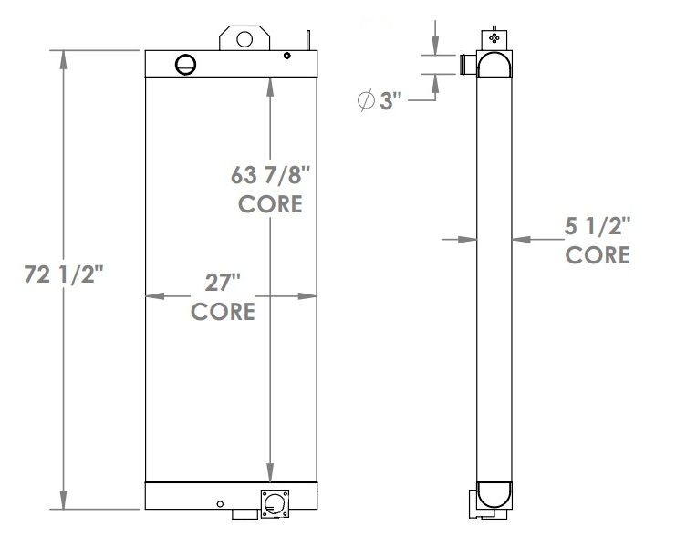 452117 - Terex Radiator Radiator