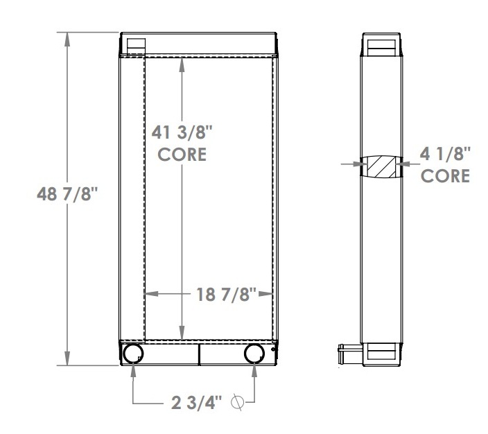 452123 - Claas 830 Harvester Radiator Radiator