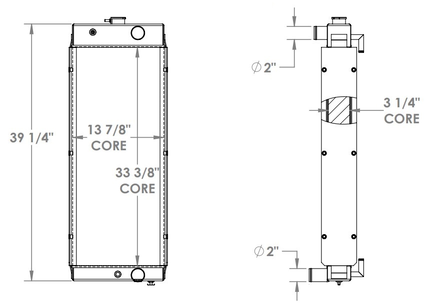 452127 - Ingersoll Rand Radiator Radiator