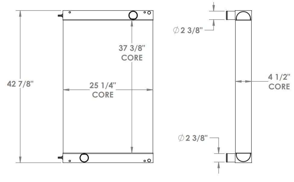 452130 - Atlas Copco QAS250 Radiator Radiator