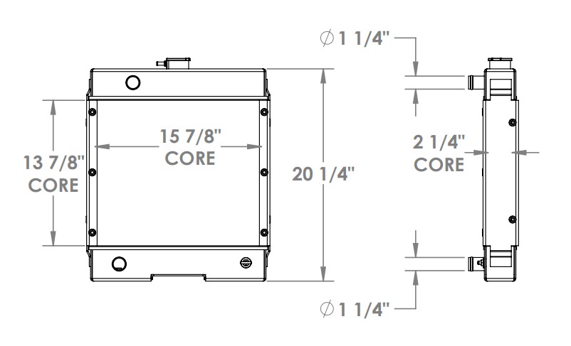 452131 - Ferris Lawn Mower Radiator Radiator