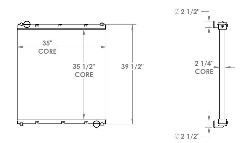 452133 - Spartan Fire Truck Radiator Radiator