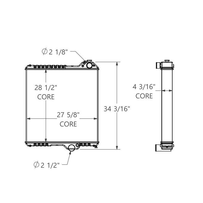 452135 - Case 8920 Radiator Radiator