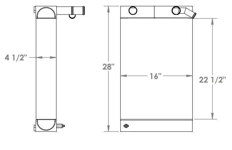 452140 - Clark S40D Radiator Radiator