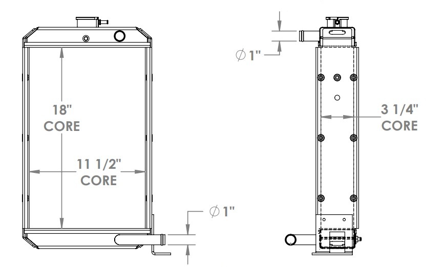 452147 - Gehl 3640 Radiator Radiator