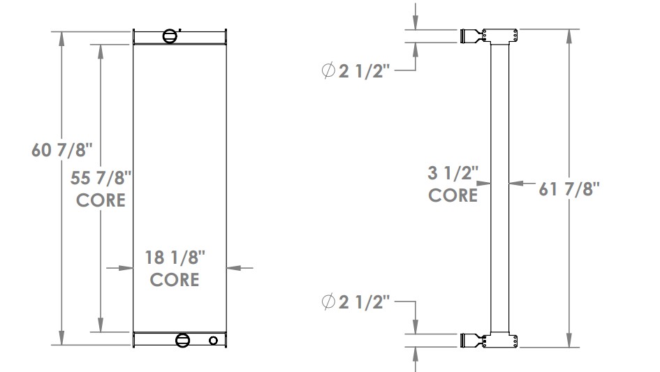 452148 - Caterpillar Generator Radiator Radiator