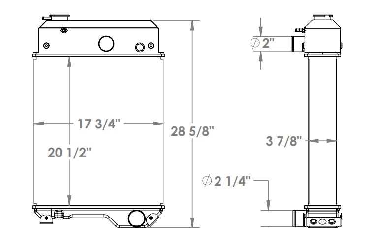 452151 - Caterpillar Generator Radiator Radiator