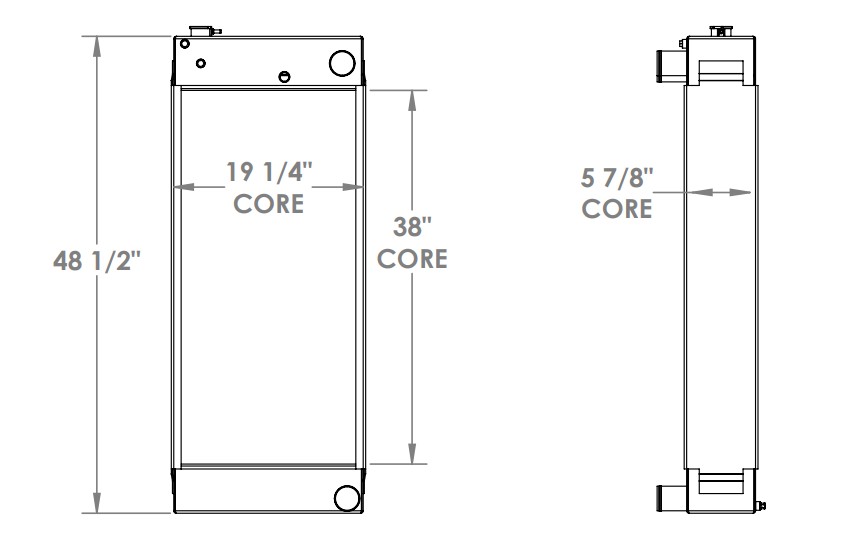 452153 - John Deere Radiator Radiator