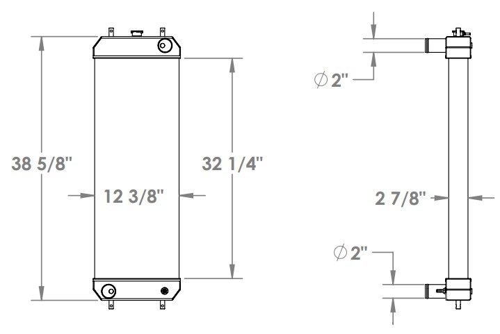 452154 - Kobelco SK140SR Radiator Radiator