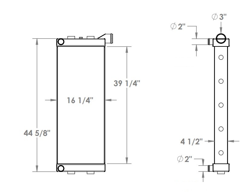 452155 - Caterpillar 730 Haul Truck Radiator Radiator