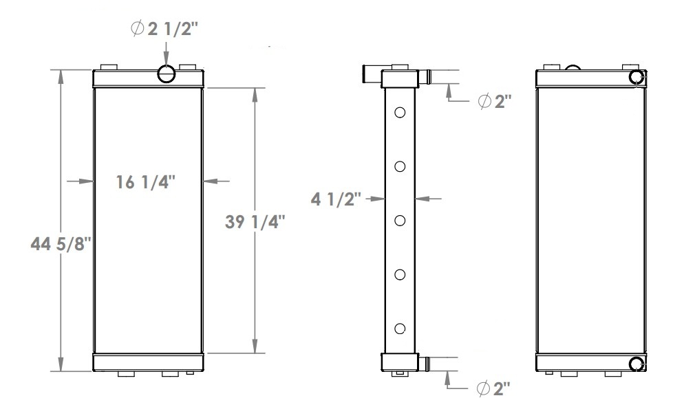 452156 - Caterpillar 730 Haul Truck Radiator Radiator