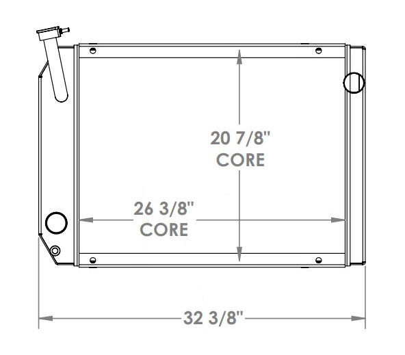 452159 - John Deere 570 Grader Radiator Radiator