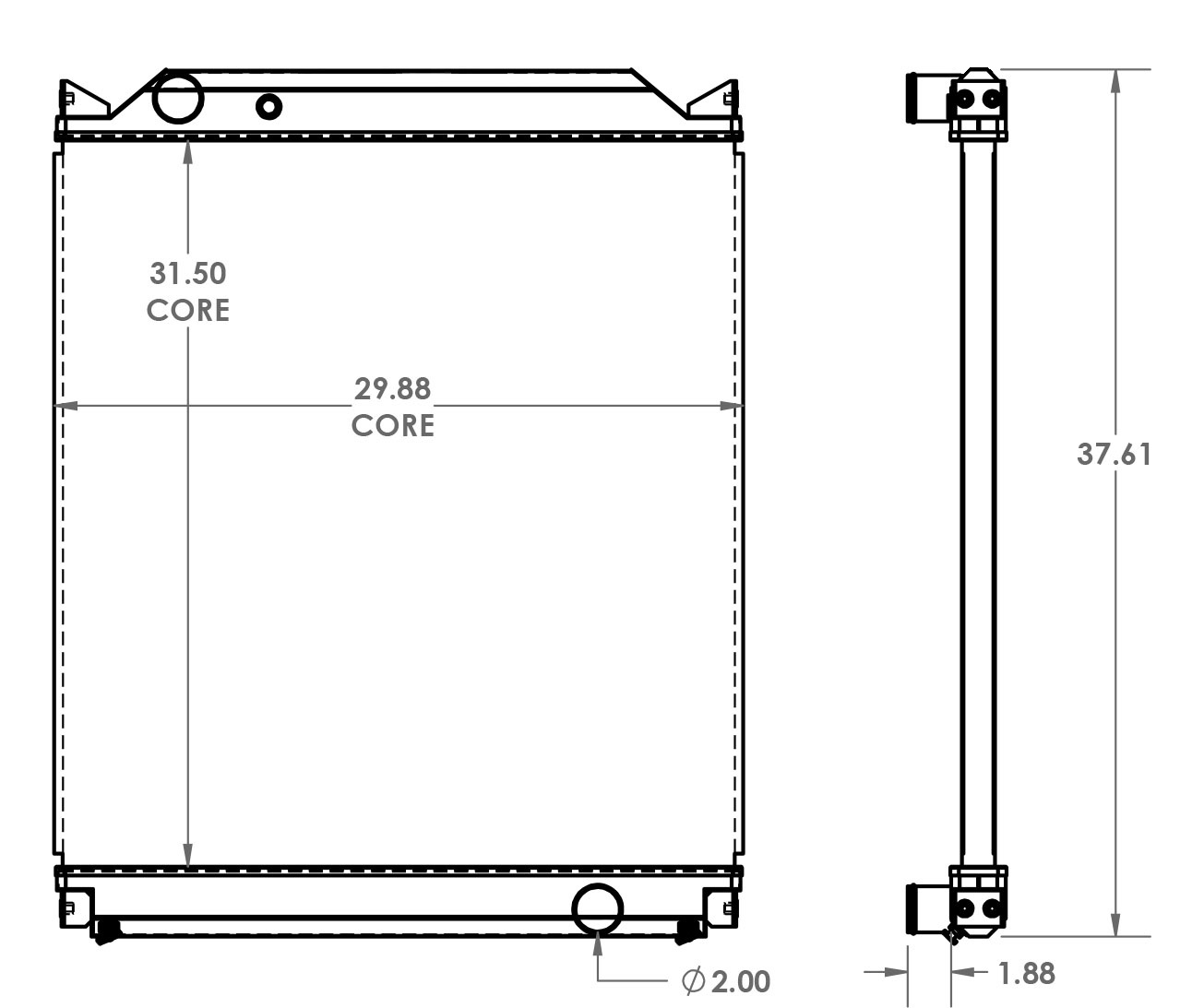452162 - Airman Compressor Radiator Radiator
