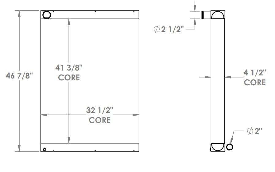 452166 - Oshkosh Radiator Radiator