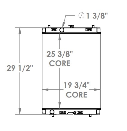 452167 - Airman Compressor Radiator Radiator