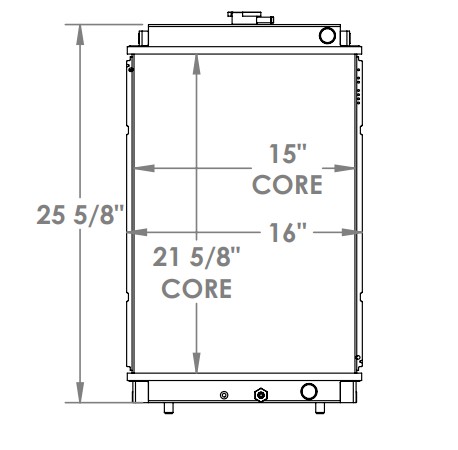 452171 - Airman Air Compressor Radiator Radiator