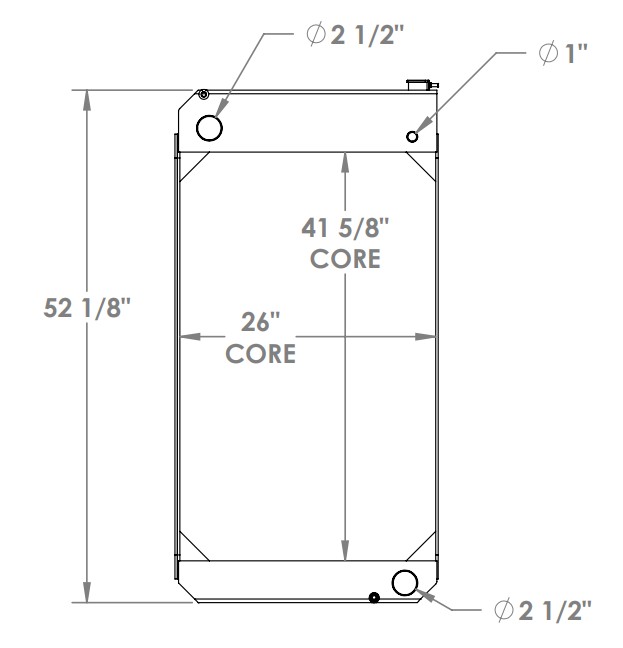 452172 - Diamond Z PC5000 Radiator Radiator