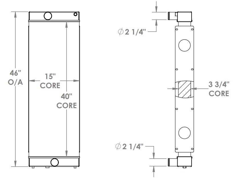 452173 - Sullair Compressor Radiator Radiator