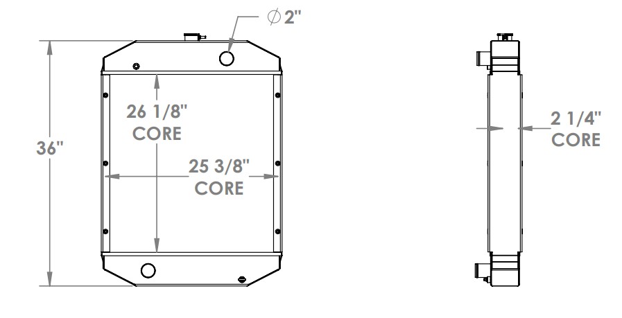452179 - Cummins Onan Radiator Radiator