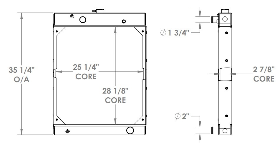 452181 - Kohler Generator Radiator Radiator
