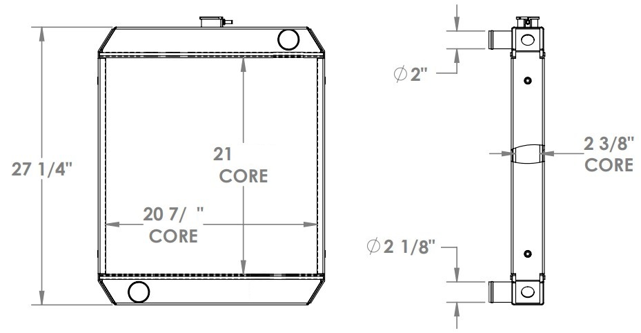 452182 - Sweeper Radiator Radiator