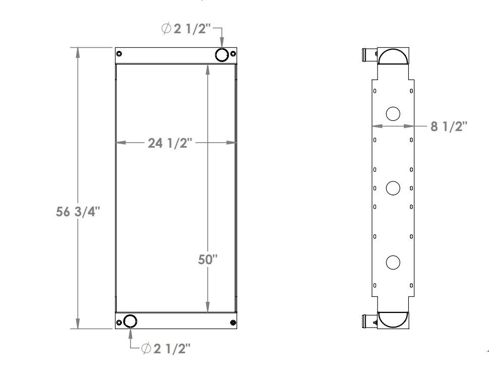 452184 - Asphault Grinder Radiator Radiator