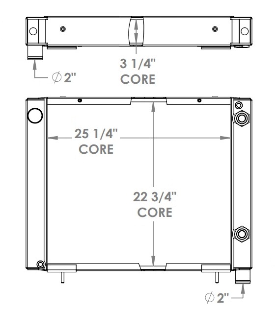 452185 - Royal Lift Truck Radiator Radiator