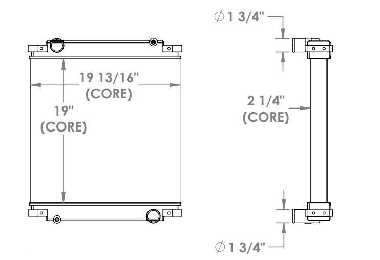 452189 - JLG 660SJ Radiator Radiator