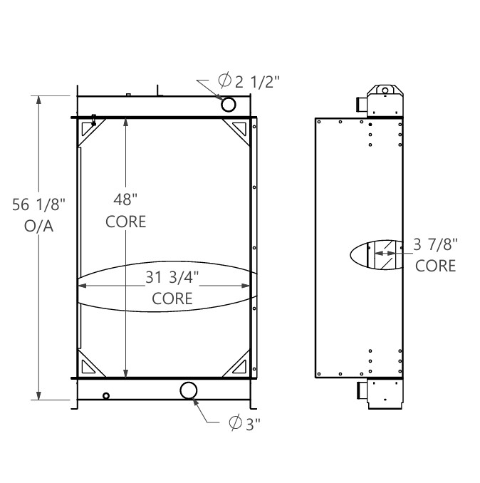 452191 - Generac Generator Radiator Radiator