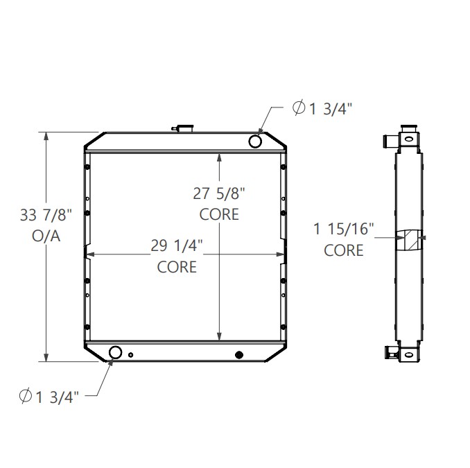 452192 - Komatsu PC150 Radiator Radiator