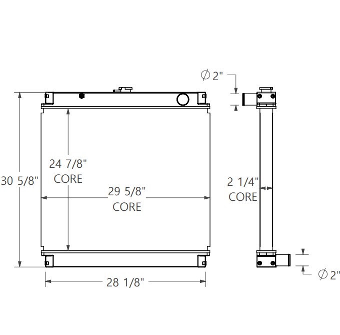 452196 - Toyota Forklift Radiator Radiator