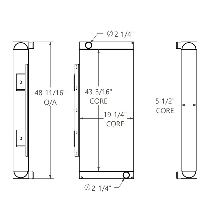 452203 - Motorhome Radiator Radiator