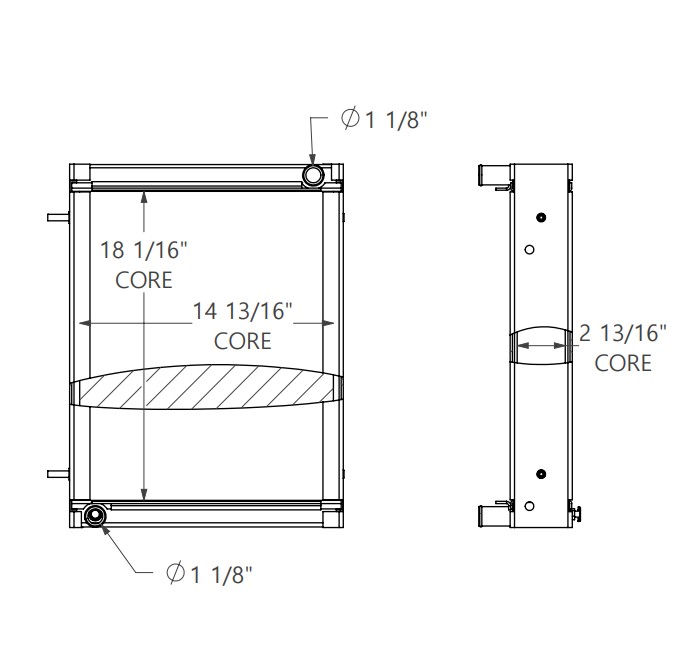 452213 - Road Saw Radiator Radiator
